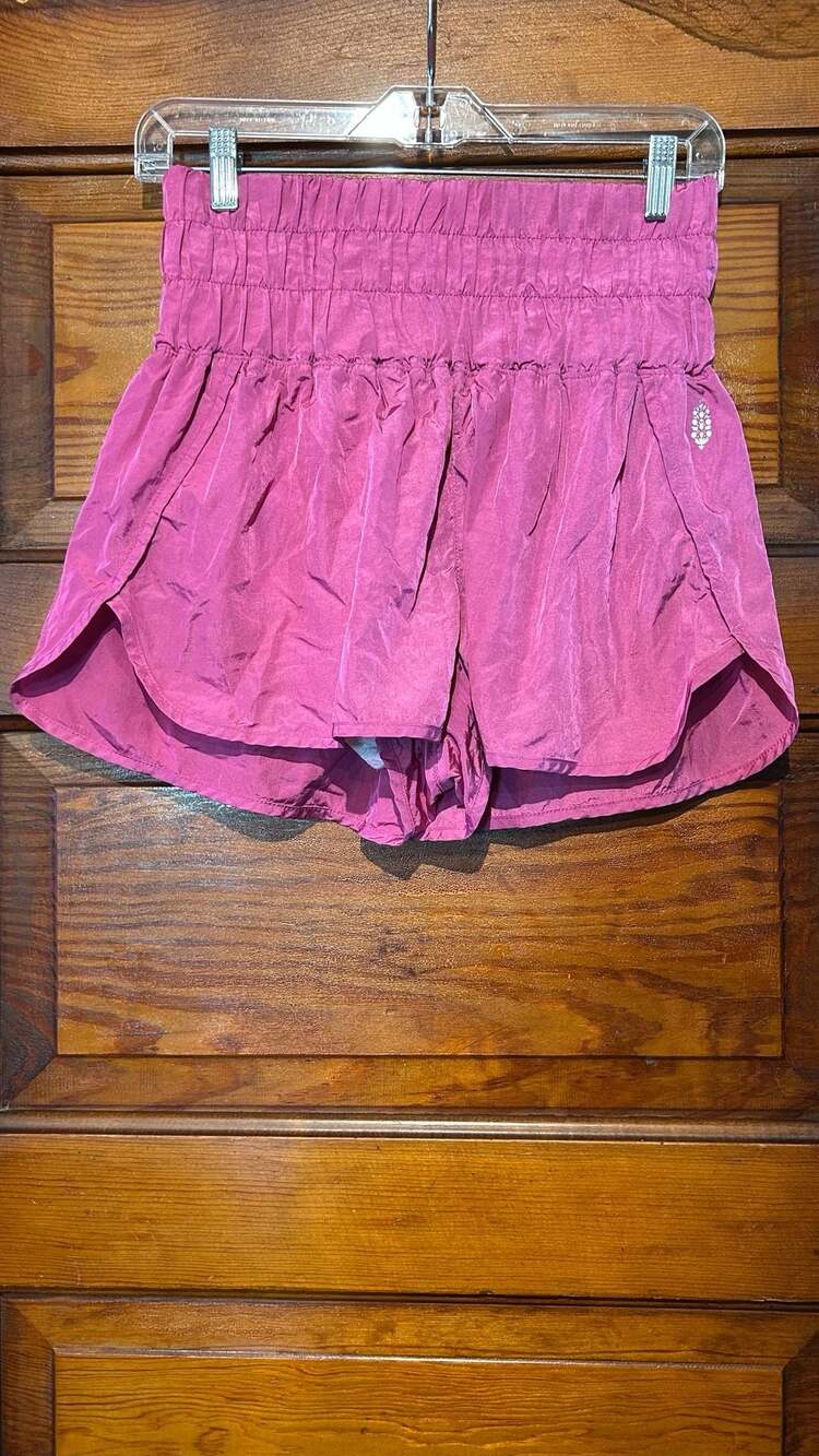 FP Movement The Way Home Shorts Size M Pink Athletic Running